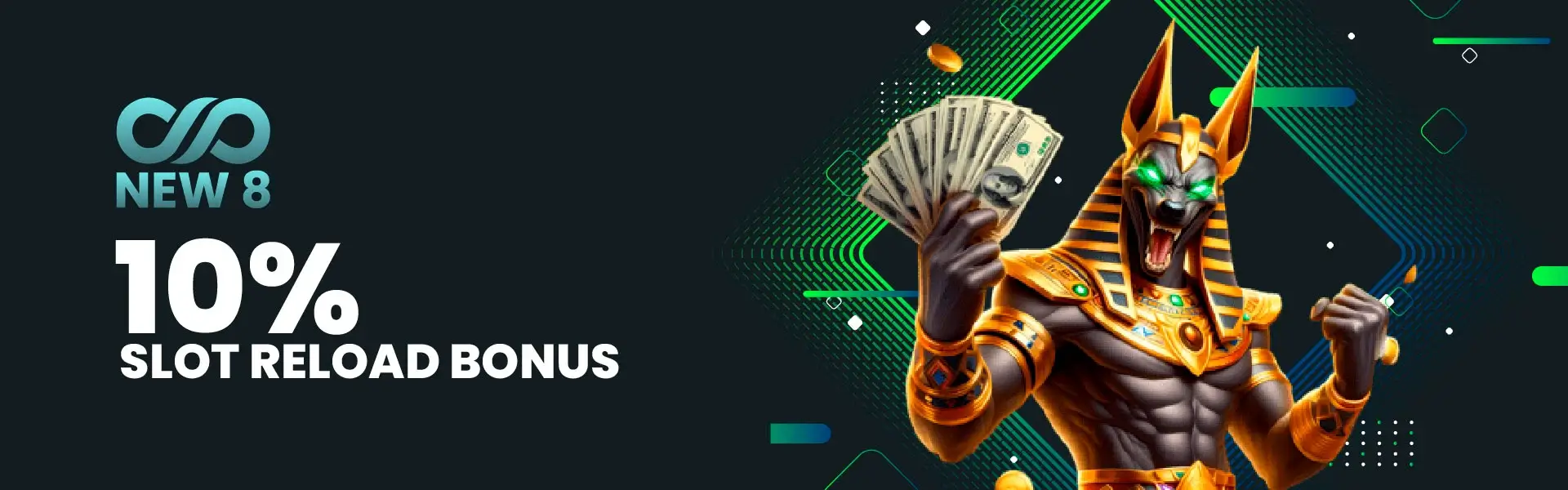 10% Slot Reload Bonus