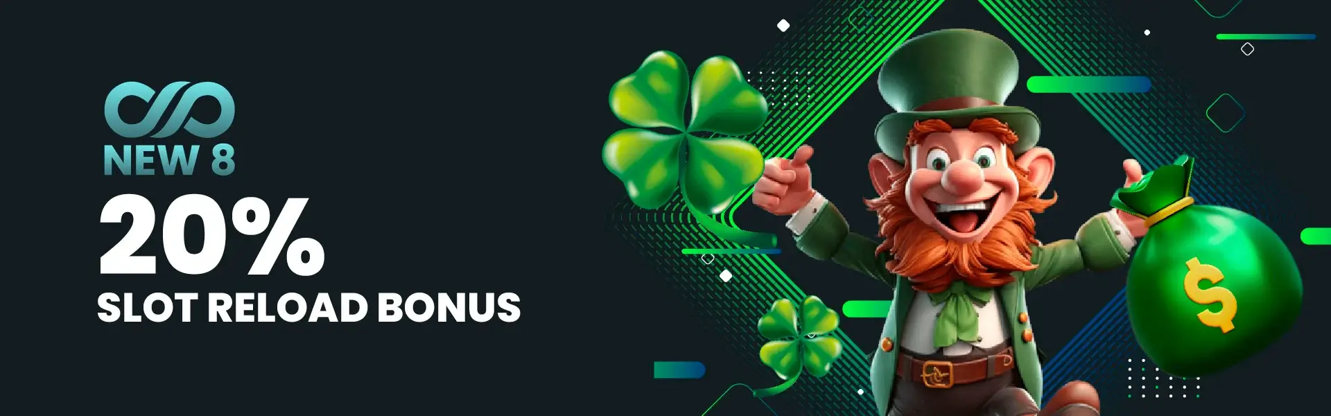 20% Slot Reload Bonus